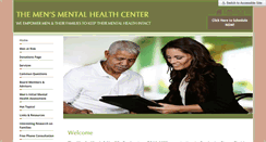 Desktop Screenshot of mensmentalhealthcenter.com